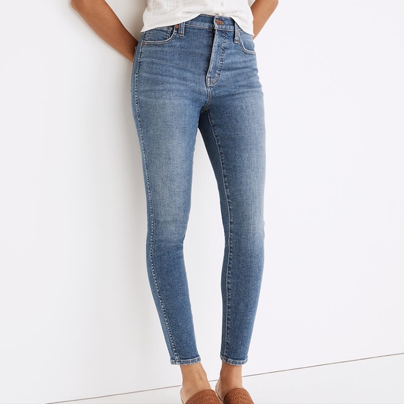 Madewell 10 High Rise Skinny Crop jeans, size 24 - Picture 3 of 16